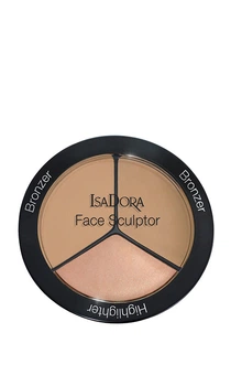 IsaDora Face Sculptor Палетка для скульптурирования особи 11 Color Natural Bronze