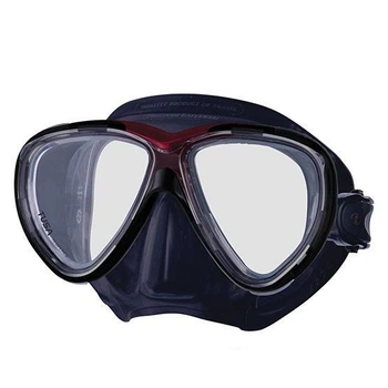 Маска для дайвинга TUSA FREEDOM ONE черная с темнокрасным M-211.QB/BK/MDR