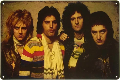 Металева табличка "Queen (Богемська Рапсодія)" (ms-002435)