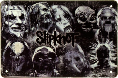 Металева табличка "Slipknot Band" (ms-002474)