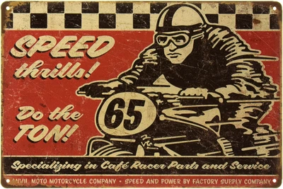 Металева табличка "Задай Тон! (Speed Thrills!)" (ms-002485)