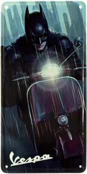 Металева табличка "Бетмен (Vespa)" (ms-002540)