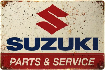 Металева табличка "Suzuki (Parts & Service)" (ms-002442)