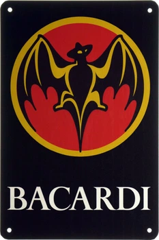 Металева табличка "Bacardi (Logo)" (ms-002718)
