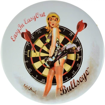 Металлическая табличка "В Яблочко (Pin Up)" (ms-001589)