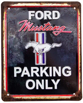 Металева табличка "Ford Mustang (Parking Only)" (ms-002061)