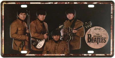 Металлическая табличка "The Mersey Beatles (Ludwig)" (ms-001075)