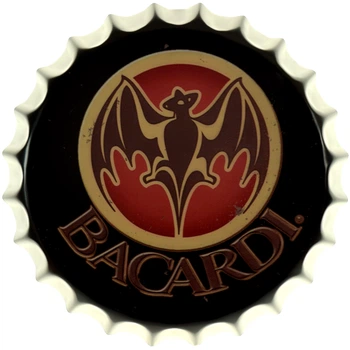 Металлическая табличка "Bacardi (Logo)" (ms-001722)