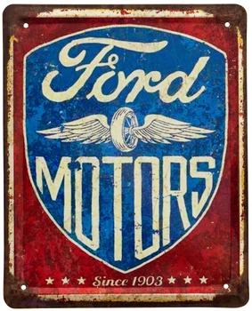 Металева табличка "Ford Motors (Since 1903)" (ms-002062)
