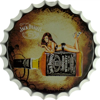 Металева табличка "Jack Daniel's (Pin Up)" (ms-002026)