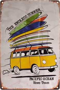 Металлическая табличка "Volkswagen (Бесконечное Лето)" (ms-002288)