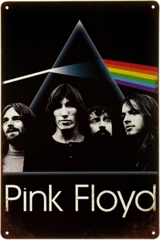 Металлическая табличка "Pink Floyd (Prism)" (ms-002274)