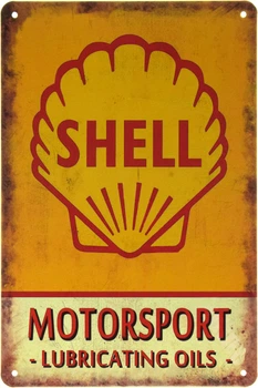 Металлическая табличка "Shell (Motorsport)" (ms-002229)