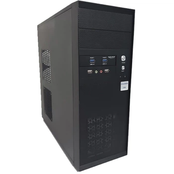 Системный блок Б/У Hyundai iTMC Tower / Intel Core i5-2400 (4 ядра по 3.1 - 3.4 GHz) / 8 GB DDR3 / new 120 GB SSD+500 GB HDD / XFX HD 5450 1GB GDDR3 64-bit / FSP 300W