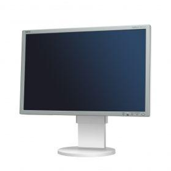Монитор Б/У NEC MultiSync EA221WMe / 22" (1680x1050) TFT TN+film / USB, VGA, DVI-D / царапина на матрице / встроенные колонки