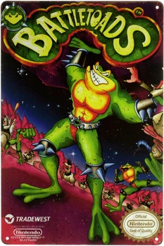 Металева табличка "Battletoads" (ms-003135)