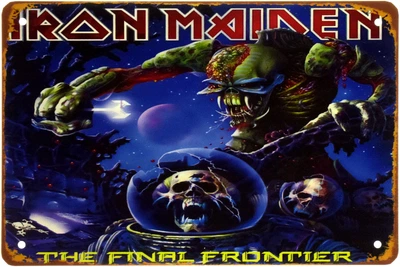 Металева табличка "Iron Maiden (The Final Frontier)" (ms-003209)