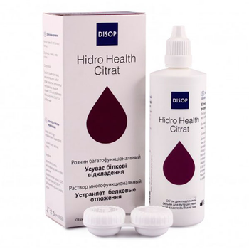 Розчин для контактних лінз Disop Hidro Health Citrat 360 ml