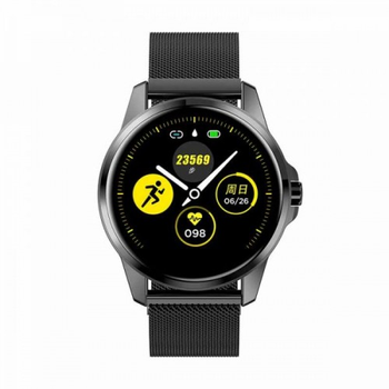 Умный фитнес браслет часы Smart Band Supero R23 Пульсометр Black Steel