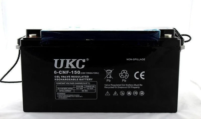 Аккумуляторная батарея BATTERY GEL 12V 150A UKC автомобильная