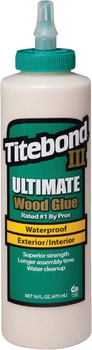 Клей для дерева D-4 Titebond III Ultimate 473 мл Светло-коричневый (TB 51414)