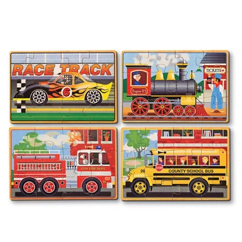 Транспорт Набір з 4 пазлів Melissa & Doug