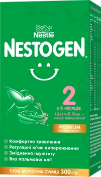 Смесь сухая молочная Nestogen 2 с лактобактериями L. Reuteri для детей с 6 месяцев 300 г (7613287101631)