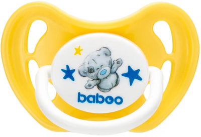 Пустушка латексна Baboo Me To You 6+ місяців Жовта (5057778250101)