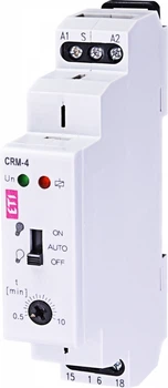 Реле часу (затримки відключення) ETI CRM-4 230V AC 16A AC1 2470012 (сходовий автомат)