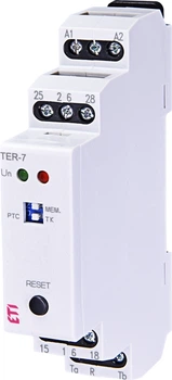 Термостат ETI TER-7 24-240V AC / DC (2x8A_AC1) 2471804 (реле контролю температури обмоток двигуна)