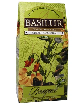 Чай Basilur зелений Букет Зелена Свіжість 100 г (54903)