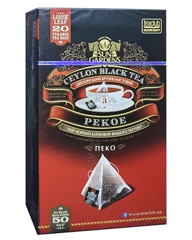 Чай Sun Gardens Pekoe чорний у пакетиках-пірамідках 20 х 2,5 г (1417)