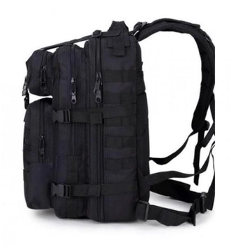Тактичний штурмовий рюкзак 35 л чорний HunterArmor