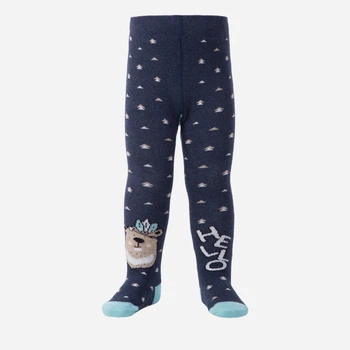 Дитячі колготки 1-1.5 року бавовняні Conte Kids Tip-Top 14С-79СП-478 14 р 80-86 см Темно-синій (4810226381496)