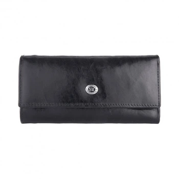 Кошелек кожаный с ключницей ST Leather (В416) 98656 Черный