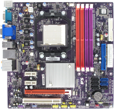 Материнская плата Socket AM2+ EliteGROUP GF8200SM-M3 ( sAM2+ / AM3, DDR2, NVIDIA GeForce 8200, PCI-Ex16) Б/У