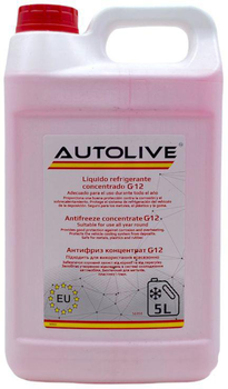 Антифриз концентрат AUTOLIVE Antifreeze G12 червоний 5 л (AL10113)