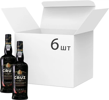 Упаковка портвейна Porto Cruz Tawny красное крепленое 0.75 л х 6 шт (3147690051015)