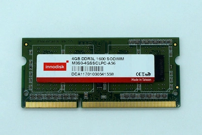 Модуль памяти SODIMM InnoDisk 4GB 1Rx8 PC3L-12800S DDR3L 1600Mhz (M3S0-4GSSCLPC-A56) Б/У