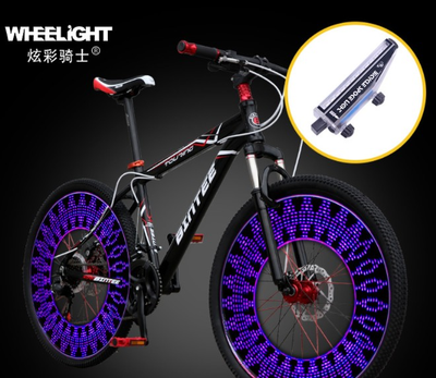 Подсветка на ниппель велосипедной шины