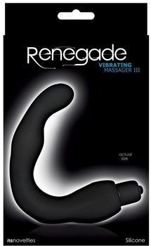 Массажер простаты NS Novelties Renegade Vibrating Massager III цвет черный (19518005000000000)