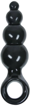 Анальна пробка Jolie Ripples Jelly Anal Plug Large колір чорний (15764005000000000)