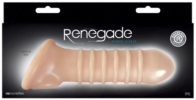 Насадка на пеніс Renegade Ribbed Sleeve White / Flesh (19530000000000000)
