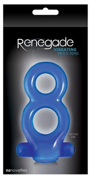 Ерекційне віброкільце Renegade Vibrating Mens Ring колір синій (19296007000000000)