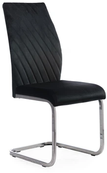 Стул для кухни и гостиной Vetro Mebel S-118 Черный вельвет (S-118-black-velvet)