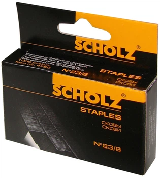 Набор скоб Scholz №23/8 10 упаковок по 1000 штук (4760/18591662476009)