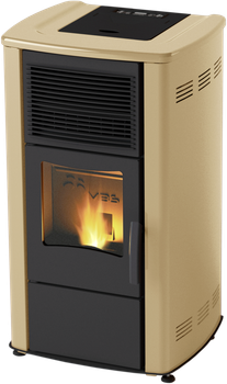 Пеллетная печь MBS Pellet 8,5 kW бордо