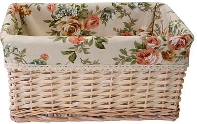Кошик стелажний Natural House Rose 34х25х15 см Бежевий (EW-84 M)