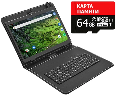 Планшет CONTIXO CX1022 4G + Чехол-клавиатура + Карта памяти 64GB