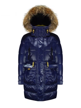 Пальто зимове TLN Kids 003 164 см Синій